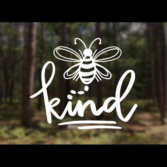 Bumble Bee “Be Kind” Car Decal Vinyl Decal - Picture 9 of 10